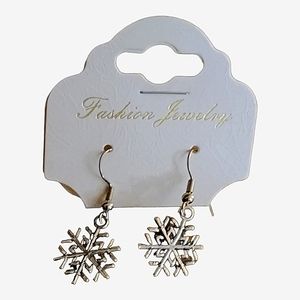 Snowflake Charm Earrings